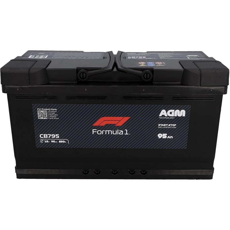 FORMULA 1 BATTERY AGM 95AH 850A