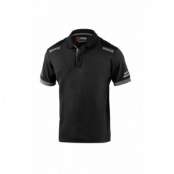 TW POLO SIZE M BLACK/GREY