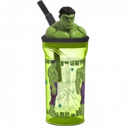 3D FIGURE GLASS 360ML HULK