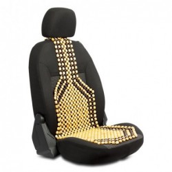 BEIGE WOODEN BALL BACKREST...
